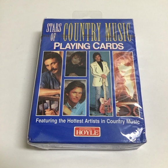 Stars of Country Music Playing Cards Hoyle Artist Photos Vintage 1996 NEW SEALED - Picture 2 of 5